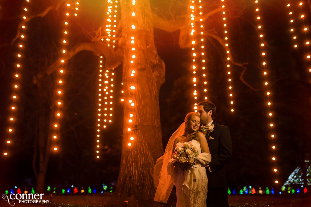 missouri botanical garden glow wedding