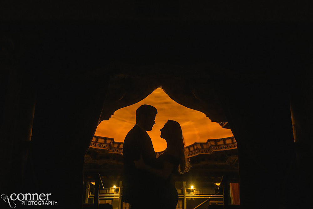 St Louis Fox Theater engagement photo session