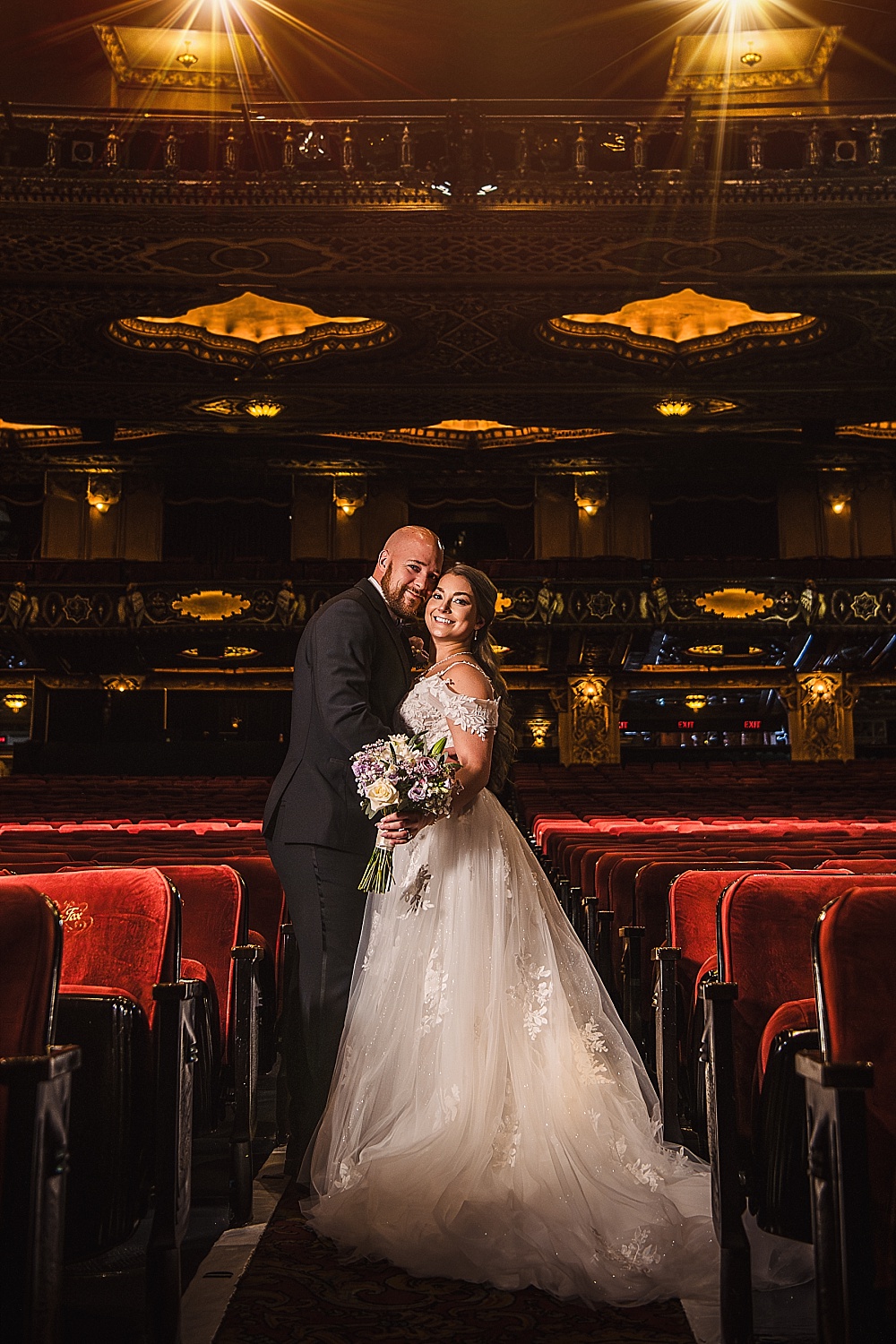 St Louis Fox Theater Wedding Photos