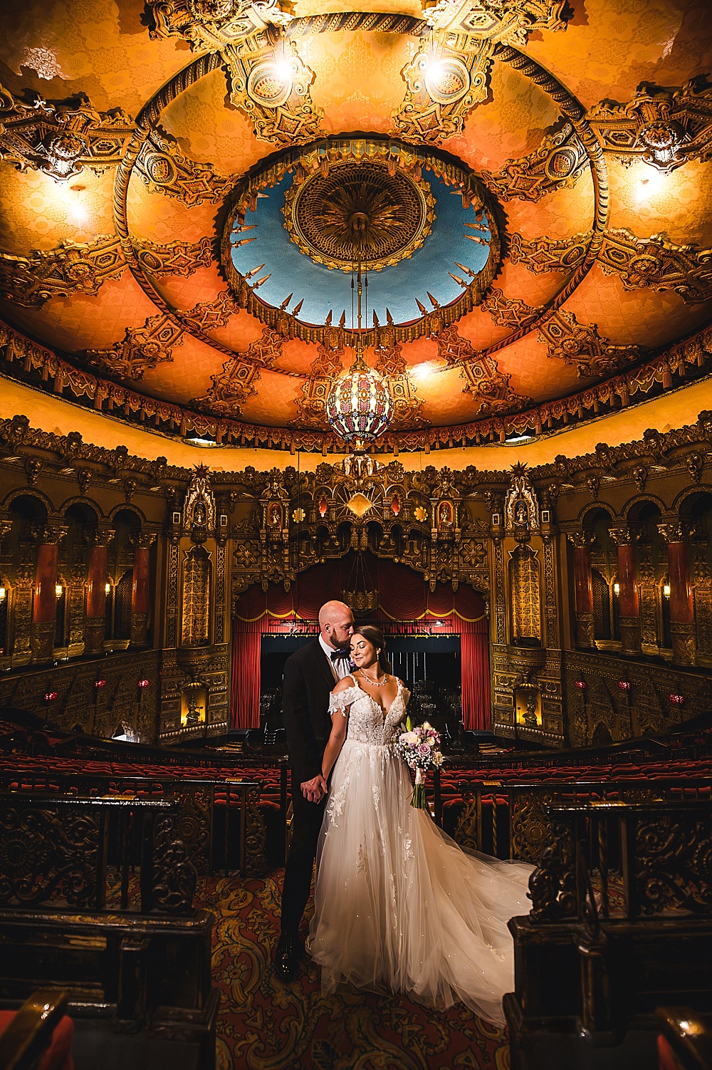 St Louis Fox Theater Wedding Photos