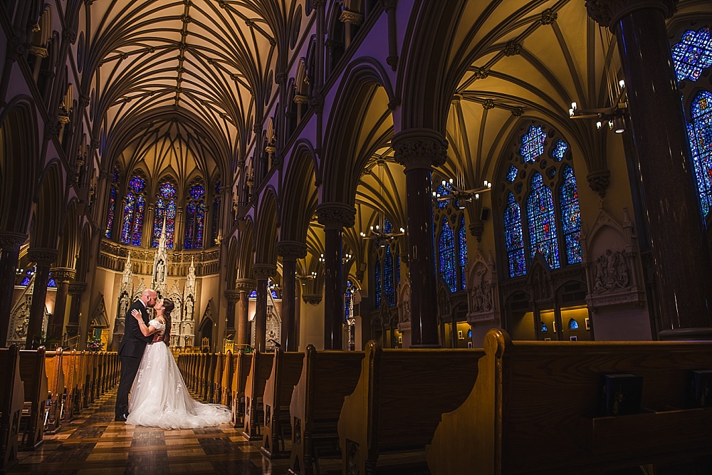 St Francis Xavier College Church Wedding St Louis